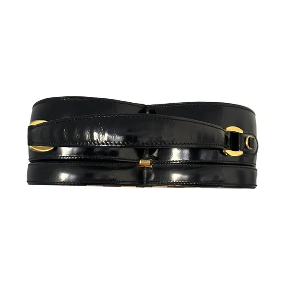 Moschino redwall Striped Heart Top-Handle vintage 90s Bag the nanny rare - Picture 3 of 6